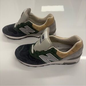 New Balance 1400 Made in USA Men’s Sneakers Size 10 Navy Green Suede M1400MUJ